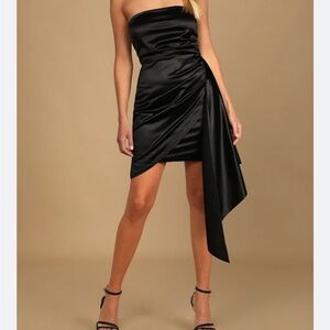 Lulus Asymmetrical Sash Mini Dress